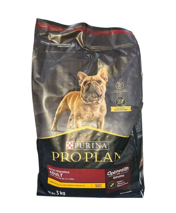 PRO PLAN PERRO RAZAS PEQUEÑAS ADULT 3 KG.