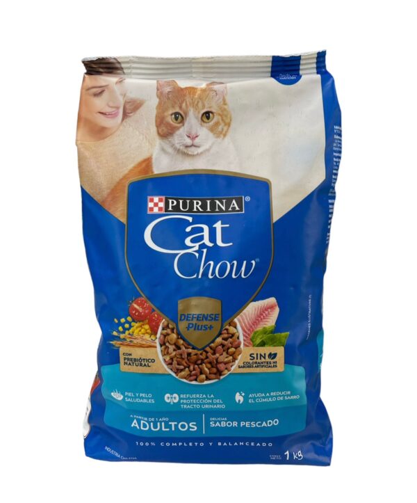 CAT CHOW ADULTO PESCADO 1 KG.